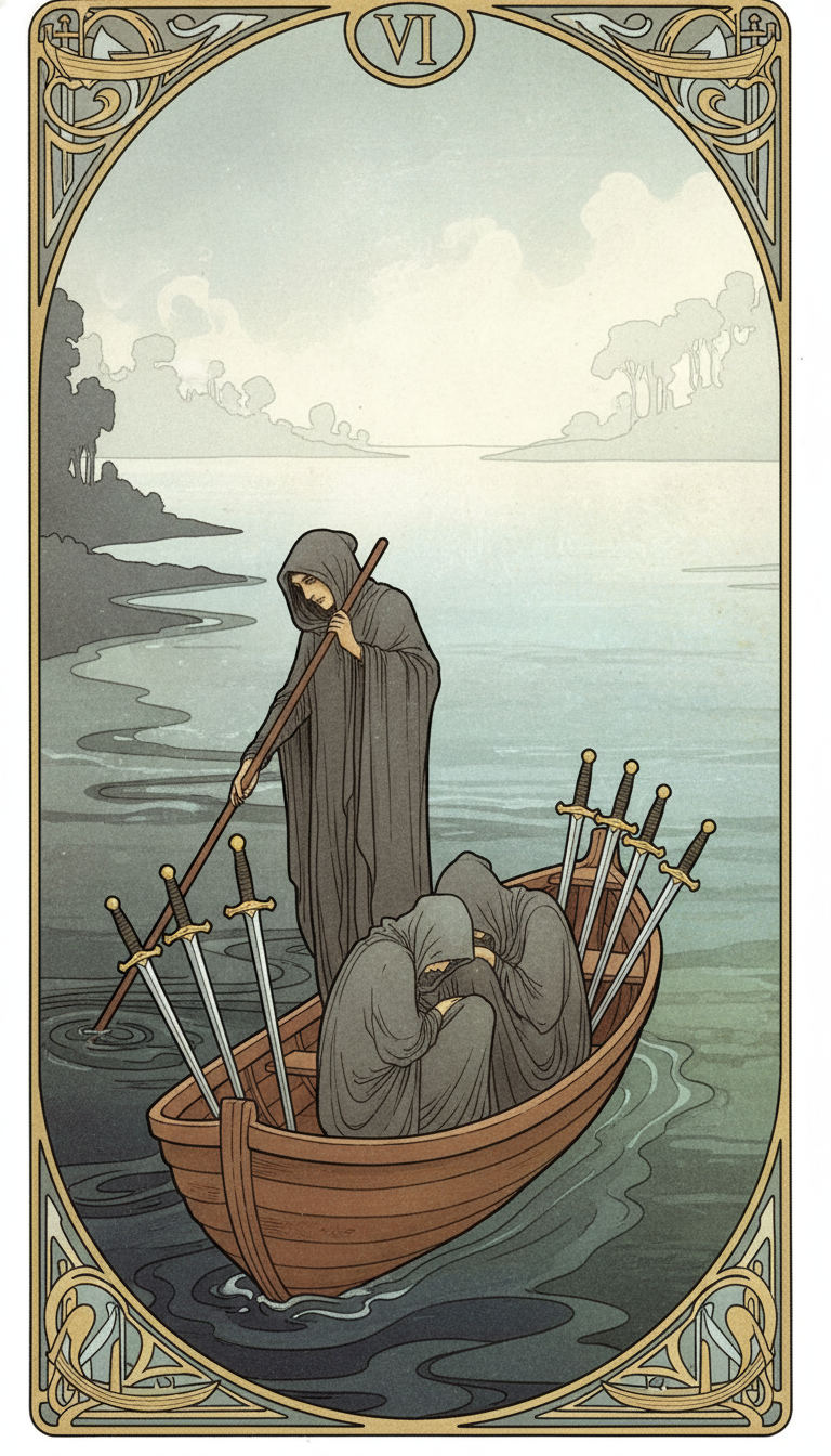 Six of Swords tarot card